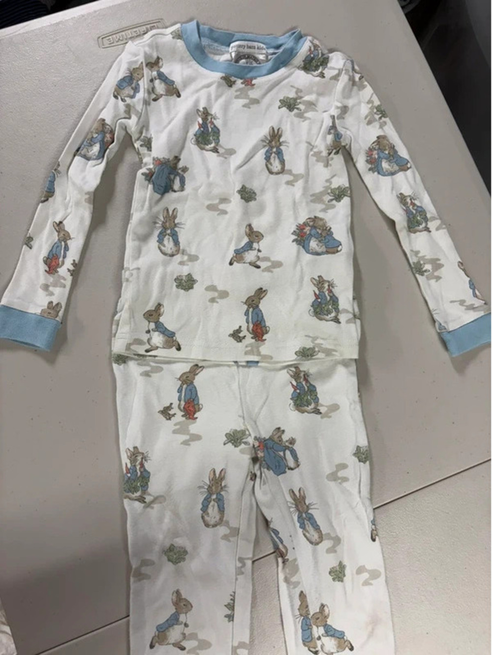Pottery barn kids Peter Rabbit pajama set
